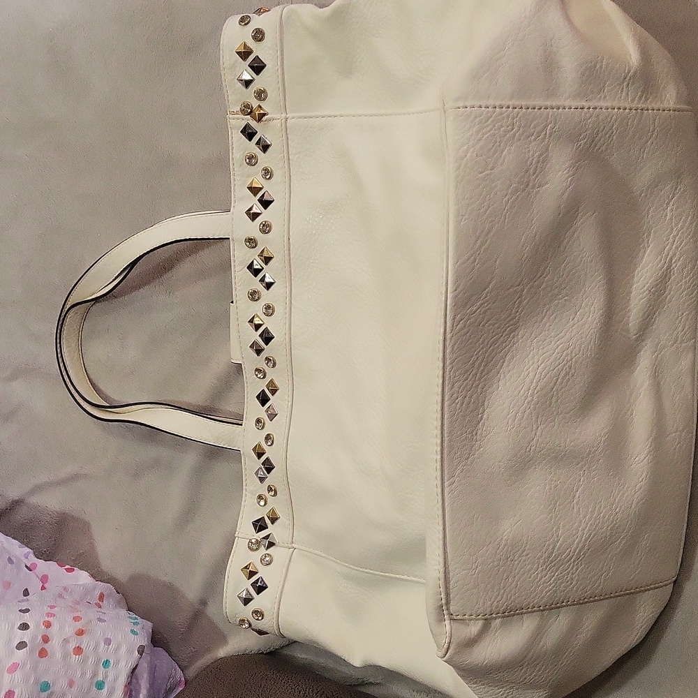 Juicy Couture White Studded Tote Bag - Picture 9 of 16